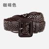 Belt New Women's Hand-woven Non-porous Belt Versatile Women's Non-punching Belt