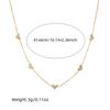 Ladies Elegant Love Heart Necklace Earring Jewelry Set 2 in 1