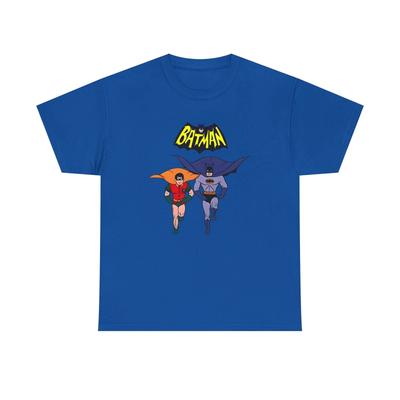 Camiseta de Algodón Pesado Batman 66', Serie de TV de Batman, Batman y Robin