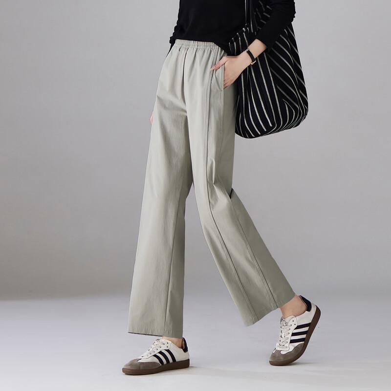 Pantalones Casuales SOFSIL para Mujer con Cintura Elástica y Pierna Recta