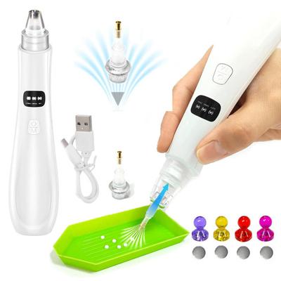 Vakumlu Elmas Sanatı Kalemi Kablosuz Elektrikli Elmas Sanatı Kalemi 3 Ayarlanabilir Emiş Modu ile Mumsuz Elmas Sanatı Aleti Daha Hızlı Hassas Kendin Yap Sanat Projeleri için