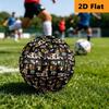 ABBA Iconic Music Legacy Soccer Ball Suitable for Both Training and Competition High Elasticity Outdoor Sports No. 5 Football Training Football