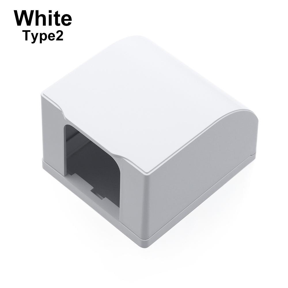 86 Type Waterproof Box Electric Plug Cover Self-Adhesive Wall Socket Bathroom Wall Switch Protection Cover Socket