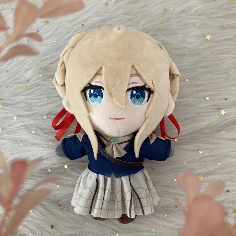 

Violet Evergarden Plush Dolls Cosplay Dolls Anime Cartoon Stuffed 20cm Pillow Kids Plushie Birthday Children Gifts 20cm