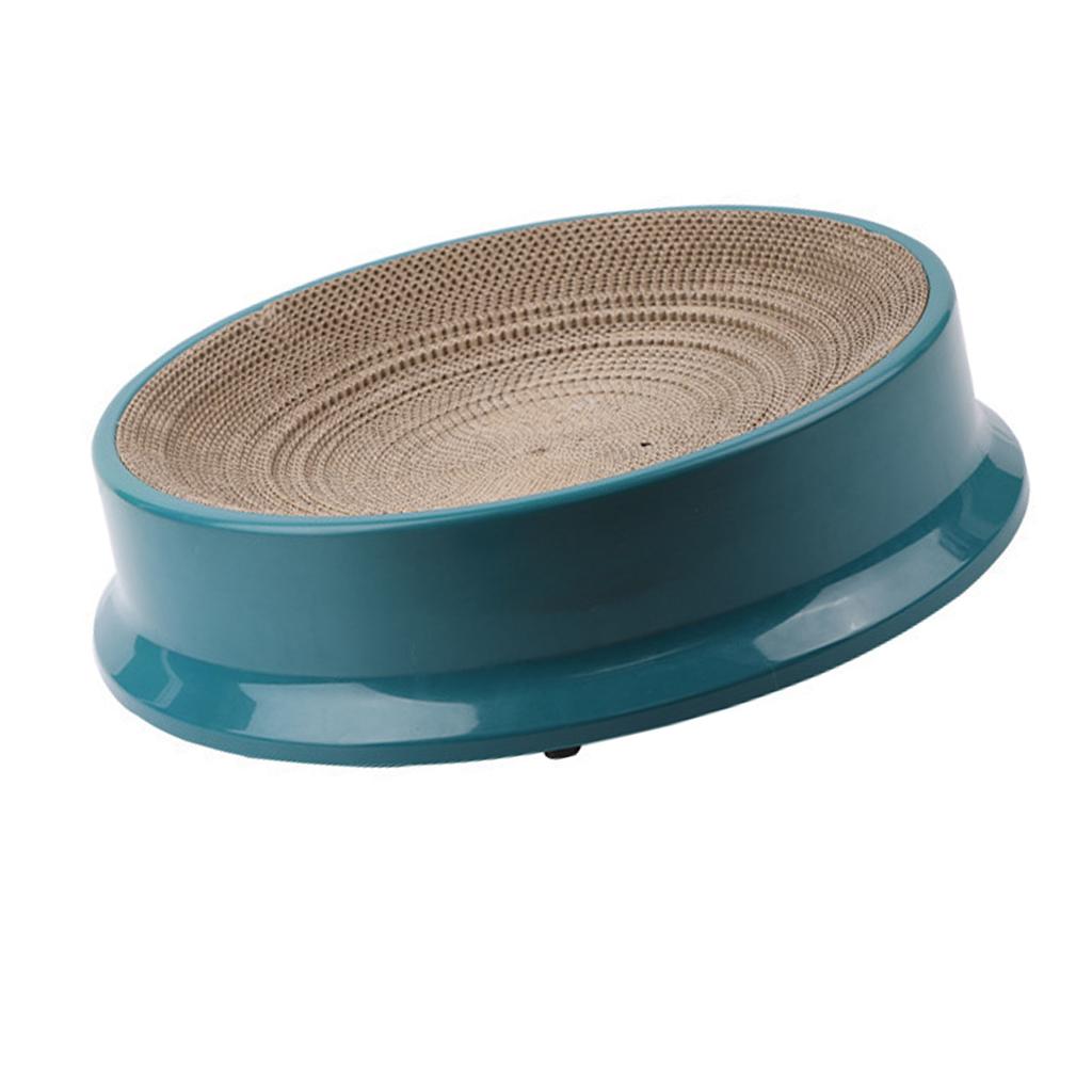 Cat Scratcher Bed with Replaceable Scratching Board Large Round Shape Scratch Resistant   Multifunction Cat Scratcher