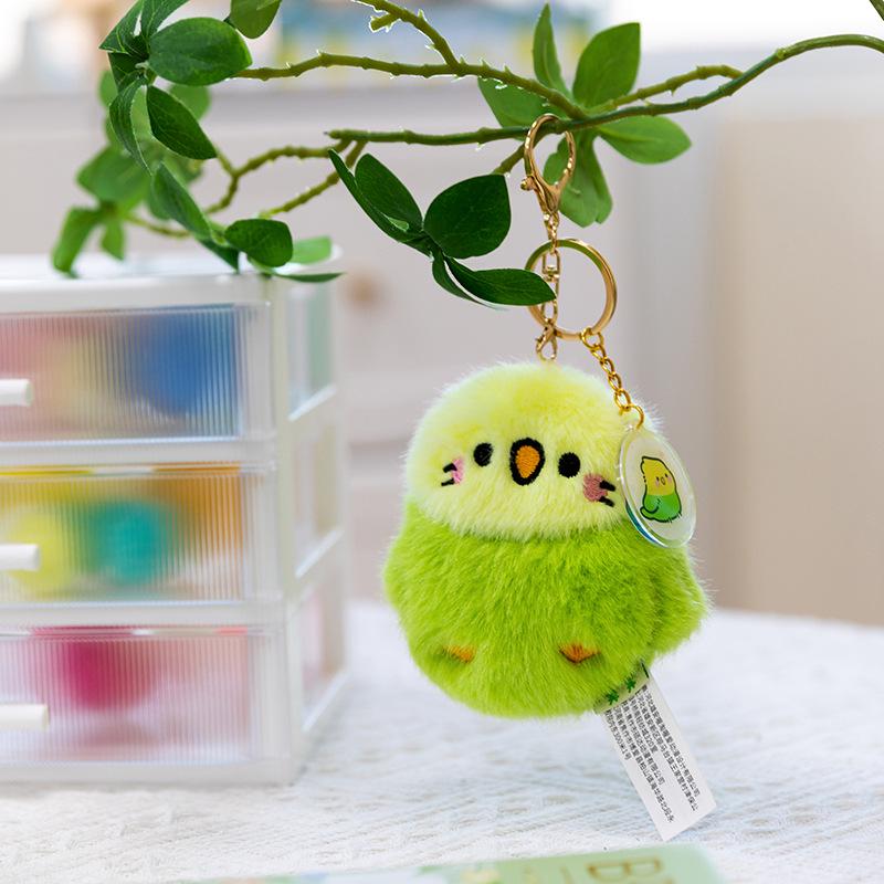 

Chuchu Little Bird Plush Keychain - Cartoon Backpack Charm & Birthday Gift 10cm