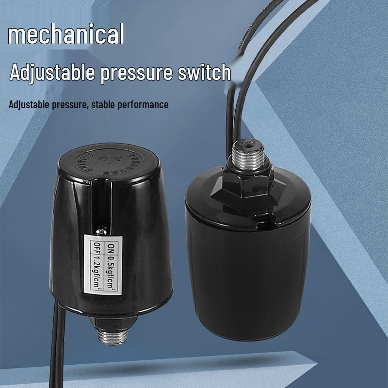 Adjustable Pressure Oil & Water Pump with Switch & Check Valve, Self-Priming Household Accessory