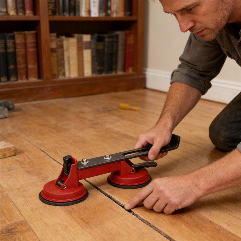 AAAF Floor Suction Cup Tool Double-Claw Suction Cup Laminate Repair Heavy-Duty Flooring Installation Tool