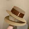 British Style Satin Bow Ladies Sun Hat Wide Brim Elegant Sun Protection Hat Sun Protection Visor Cap Outdoor Activities