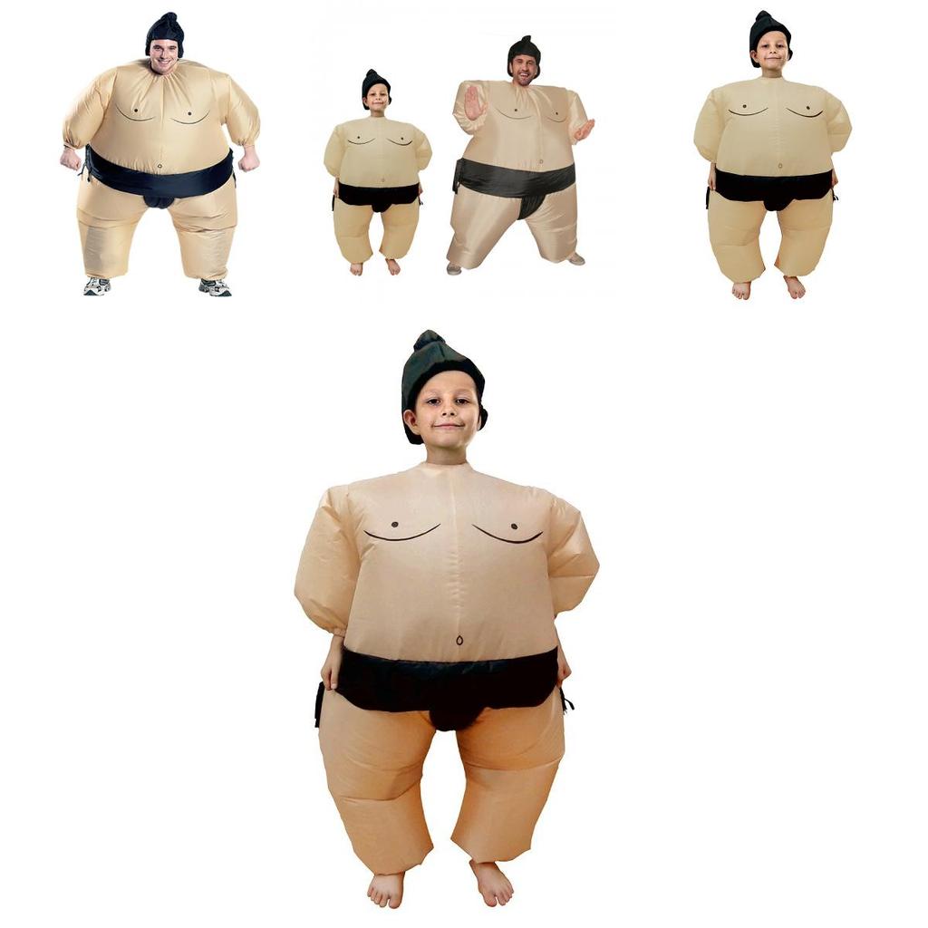 Premium Inflatable Sumo Costume For Adults And Kids Perfect For Parties And Cosplay
