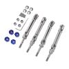 4PCS Front and Rear CVD Drive Shafts Stainless Steel RC Drive Shaft Set for Slash 4x4 for Stampede 1 10 RC Car Upgrade