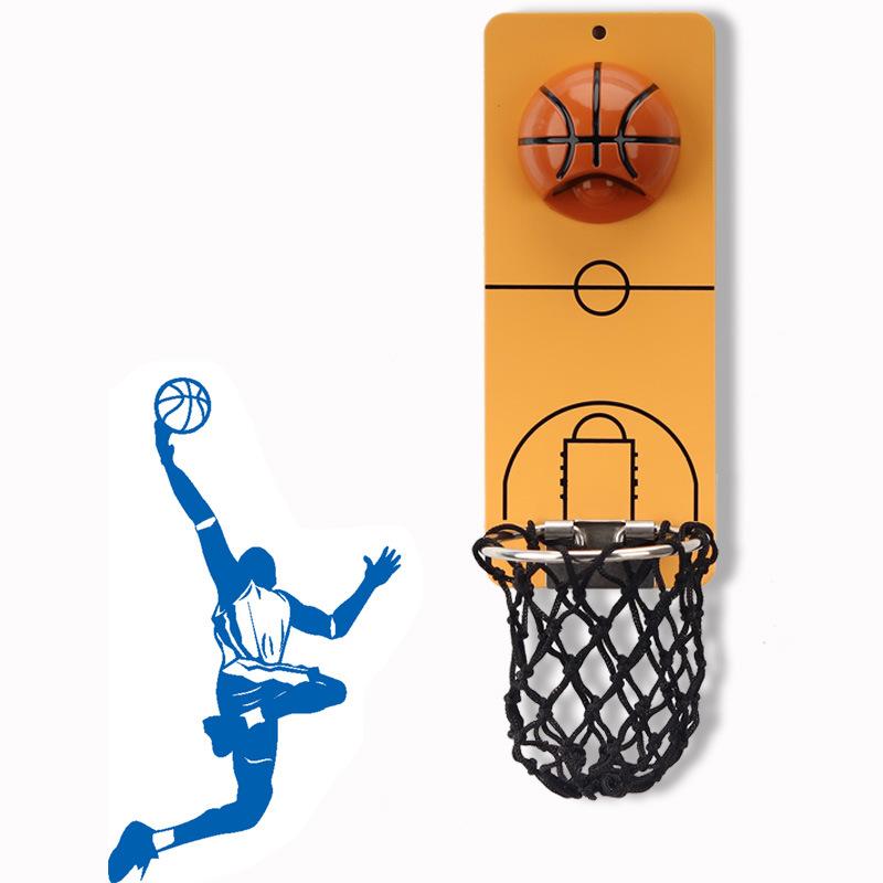 LMETJMA Magnetic Soccer Bottle Opener Cool Bottle Opener Wall Mounted Beer Bottle Opener With Cap Catcher Collector JT83