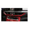 For Kia Forte/K3 2019-2021 Red Central Console Air Outlet Vent Cover Trim 3pcs