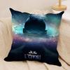 Rapper JJuL Cest Pas Des Lol Cushion Cover Silky Short Plush Invisible Zipper Dustproof Sofa Pillow Case For Home Decor