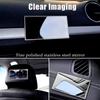Car Visor HD Vanity Portable Seat Back Stainless Steel Universal Car Interior Vanity Mirror Mirror, Self-Adhesive Mirror,