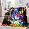 Rainbow Friends Theme Printed Blanket - Perfect for Couch, Bed, Travel & Outdoor Use | Machine Washable, Cozy & Durable.