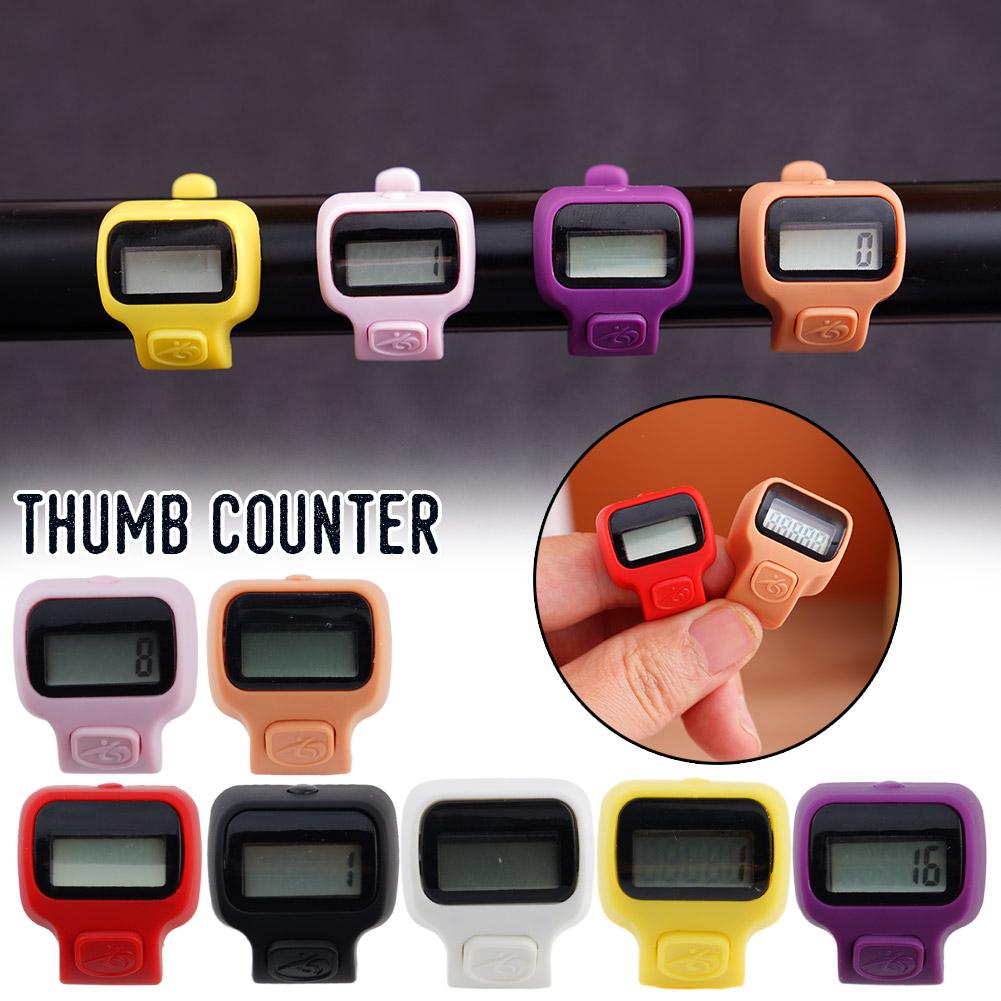 2026 New Fitness Thumb Counter Electronic Handheld Tally Counter Bead 5 Digital LED Clicker Counter Ring