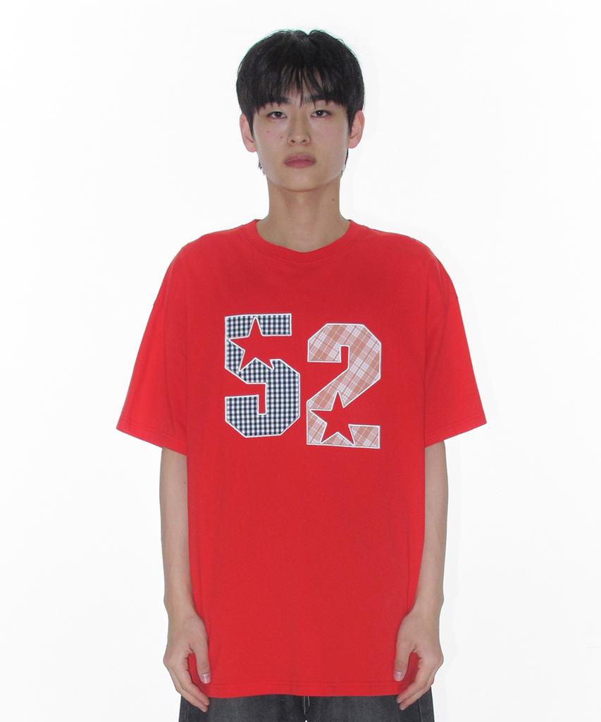 AMES-WORLDWIDE 52 Applique Tee Red