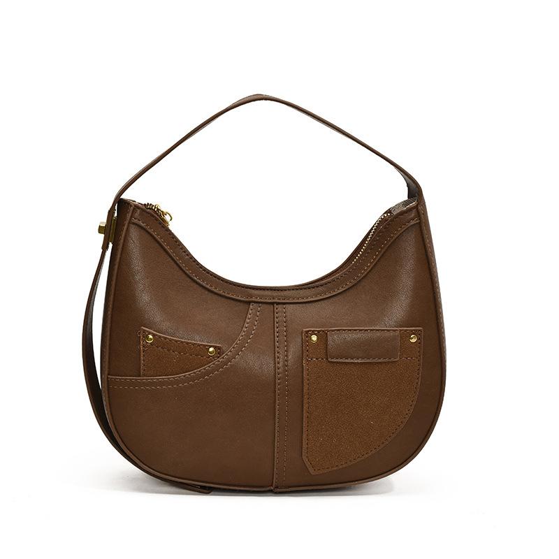 Design Underarm Bag Women's New Versatile Casual Saddle Bag Premium Fashion Shoulder Bag