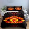 Manchester United Logo Bedding Bedding Duvet Cover Set Duvet Cover Pillowcases Home Decor (1 * Duvet Cover 2 * Pillowcases, without duvet insert)