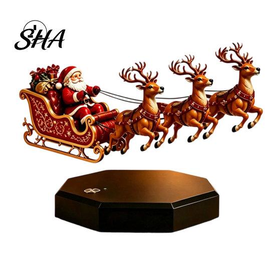 Xmas Decoration for Cabinets Floating Santa