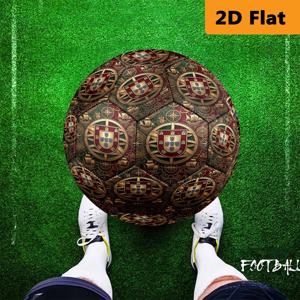 Maritime Heritage Royal Emblem Soccer Ball Suitable for Both Training and Competition Wear-resistant and Slip-resistant High Elasticity