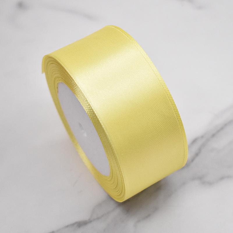 Hanfan 4cm Satin Ribbon for Wedding, DIY Crafts, Cake Decoration, Fresh Flowers & Gift Packaging.
