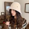 Winter Hat Women's Fleece Thickened Bucket Hat Warm Fashion Bucket Hat Windproof Basin Hat
