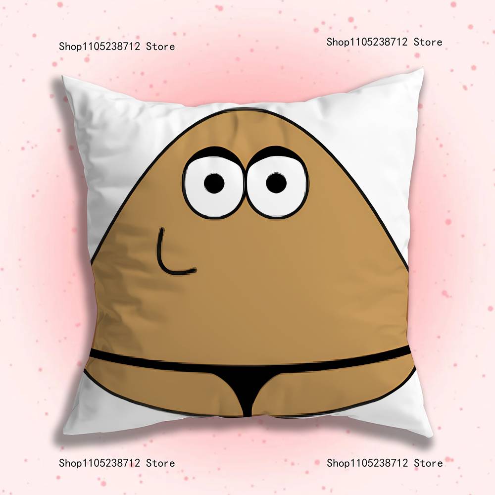 My Pet Alien Emo Noteit Pou Pillowcase Pillowslip Cushion Plush Boys Girls Cartoon Anime Kawaii Decoration Birthday Cute Gifts