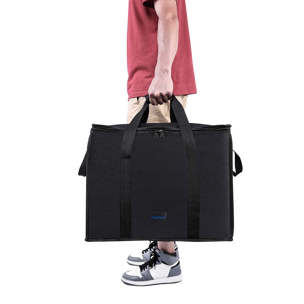 and Waterproof Eco Food Delivery Perfect for Pizza Delivery [cherrboll] Insulated, Thermal, Bag, Commercial-Grade, Durable, Foldable, Bag,