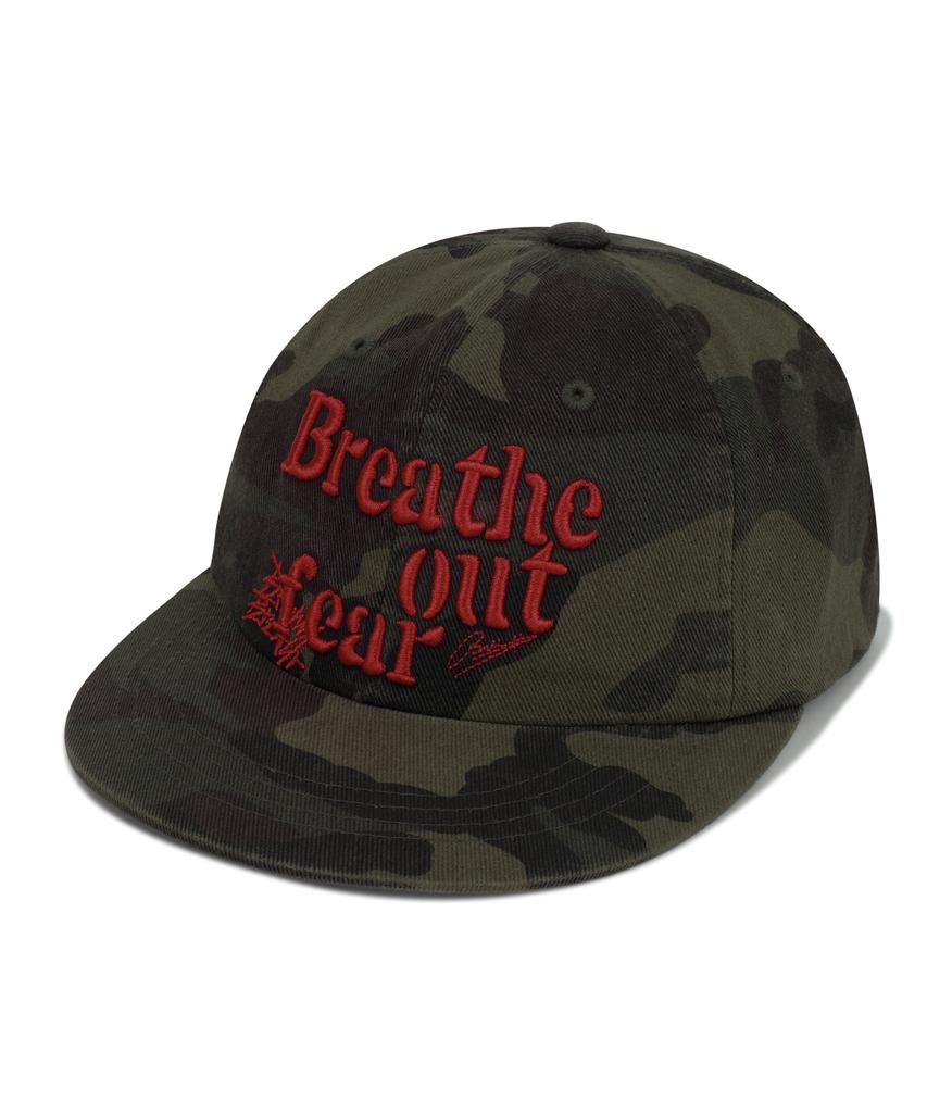 BROWNBREATH Stone Washing Camo Cap - Khaki