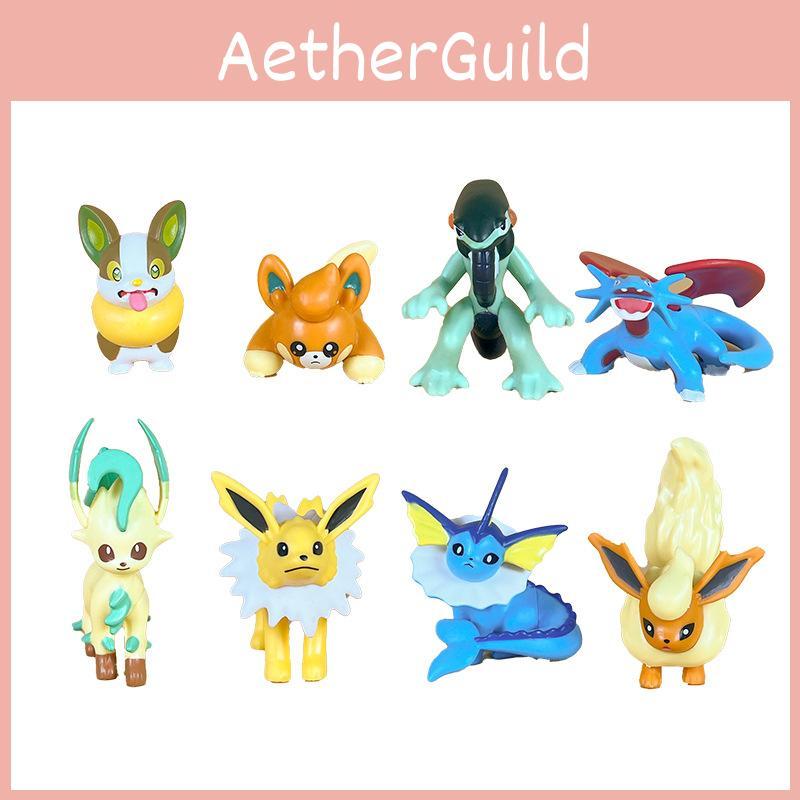 Pokemon Eeveelution Family Pvc Collectible Figures For Display And Gift