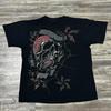 Classic Y2k Gothic Style High Street TShirt Print Oversized T Shirt Harajuku Round Neck Cotton Tops 2026 Summer Unisex Unisex Tops