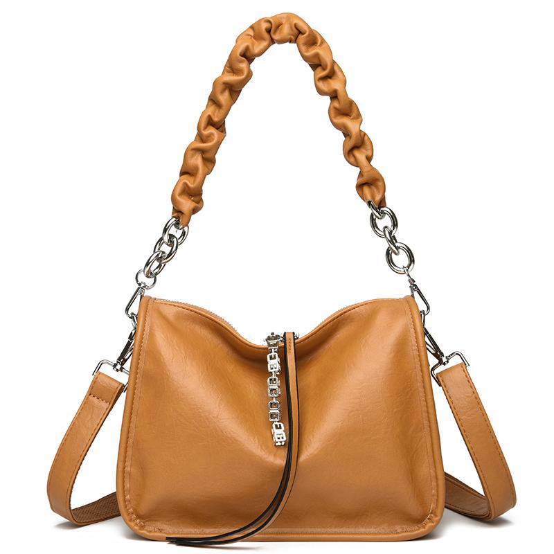 

Женская сумка из натуральной кожи, винтажная сумка через плечо, женская сумка через плечо