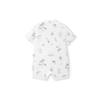 YEEHOO Baby Summer Bamboo Fiber Breathable Short Sleeve Romper