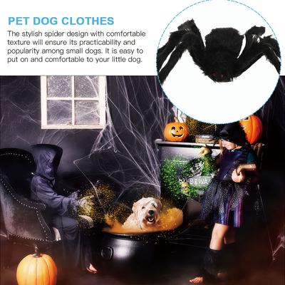 Pet Spider Apparel Halloween Dog Clothing Unique Stylish Coat for Small Dogs Soft Wearable Pet Supplies Gift Idea