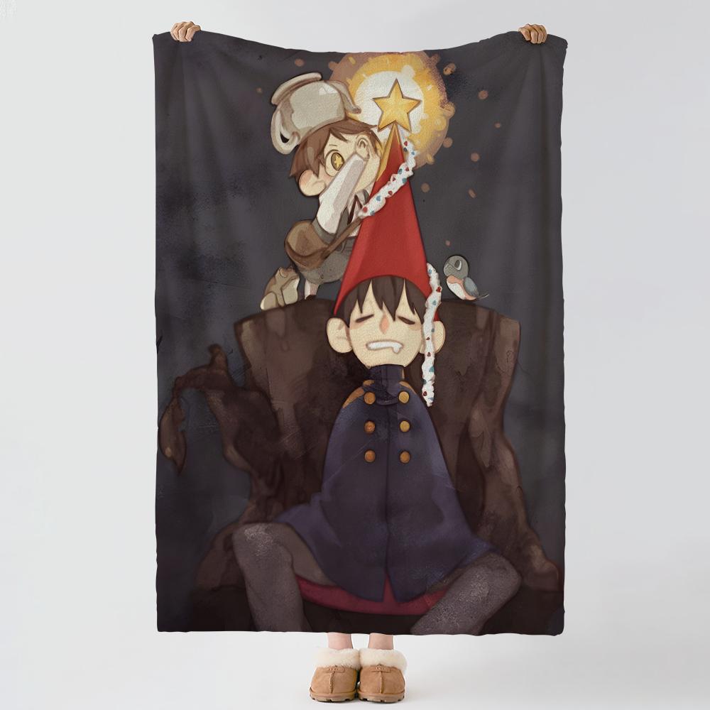 Animation O-Over The Garden Wall-l Throw Thick Comfort Flannel Quilt, Multi-scene Use Indoor Outdoor Daily Nap