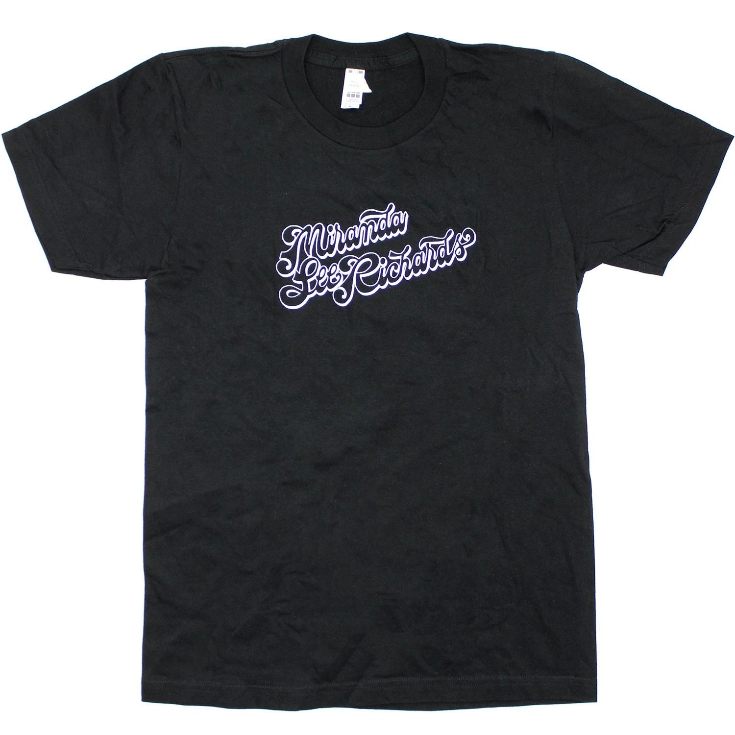 Men s Miranda Lee Richards Outline Logo T-shirt Medium Black S