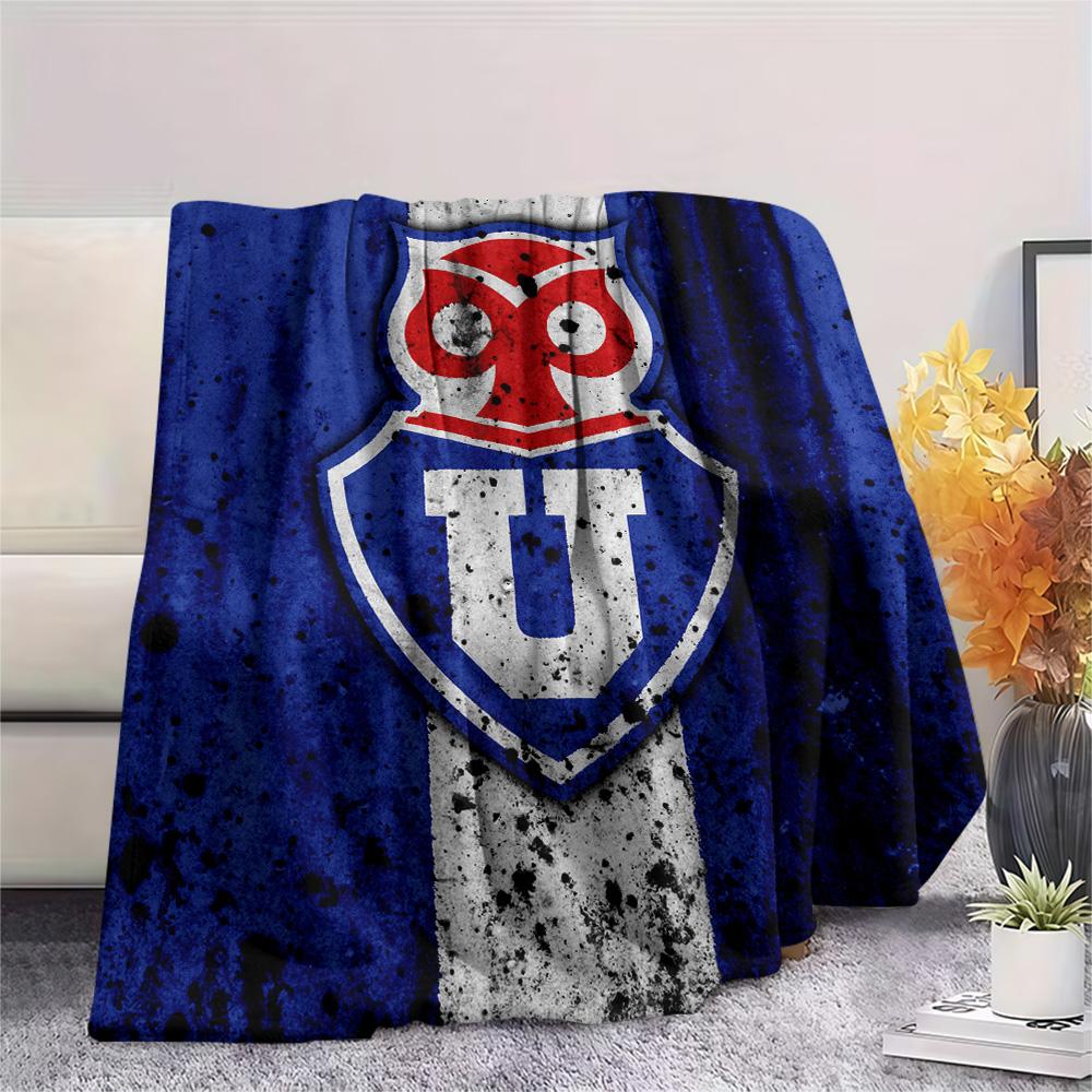 Universidad de Chile Football Club Print Flannel Blanket, High quality Comfortable for All Seasons, Home Decor, Warmth and Comfort