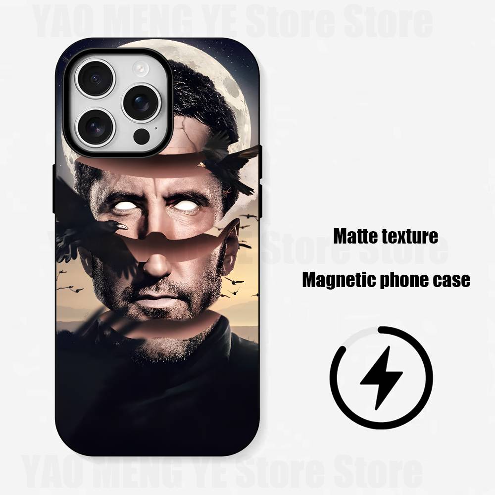 N-Nine-inch N-Nails Slim Matte Magnetic For Case For Iphone 17,16,15,14,13,12,11 Pro Max Mini Plus New Frosted Soft Shell