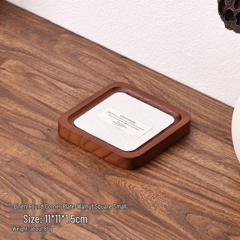 Solid Wood Jewelry Display Tray for Rings, Bracelets, Necklaces, and Pendants