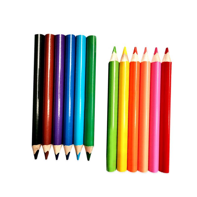 3.5-inch Round Barrel Water-Soluble Colored Pencil Set for Drawing