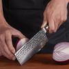 6.5 Inch Nakiri Knife 67-layers Damascus Steel Blade Ebony Handle Chef Cleaver Meat Slicing Vegetables Handmade Kitchen Knife