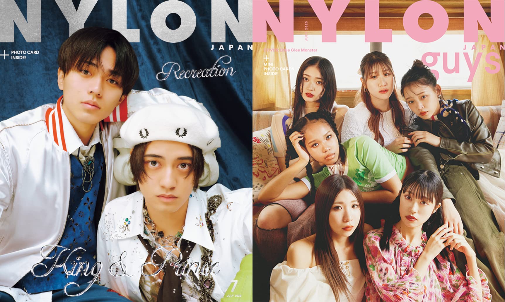 NYLON JAPAN Выпуск Июль 2023 Парни из King Prince Little Glee [Журнал] [Обложка и / Монстр обложки]