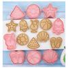 16 Stück/Set Sommer Strand Thema Ausstecher Kunststoff Keksformen Keksstempel DIY Kuchenformen Küchenwerkzeug