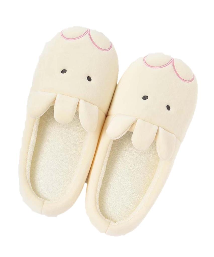 Bleu Bleuet Sea Creature Size M Jellyfish Design Women's Slippers, (23.0-24.5cm),