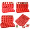 Christmas Cookie Molds Gingerbread Man Snowman Snowflake Chocolate Mold DIY Xmas Cookie Candy Mold Gummy Drop Mold Cake Tools