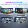 Portable 10.26Inch HD IPS Touchscreen Car Stereo Radio 4K Dash Cam Dual Screen Display Intelligent