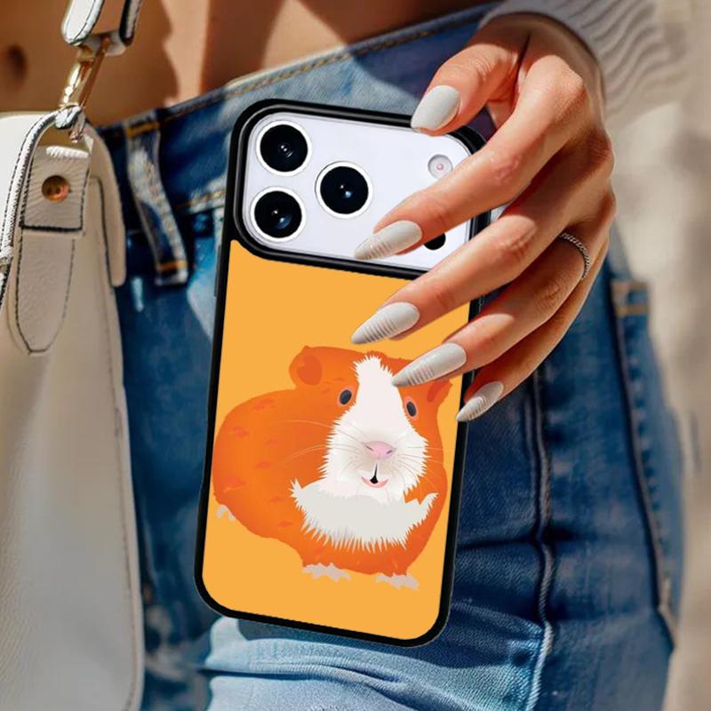 Cartoon Meerschweinchen Handyhülle Für iPhone 17 Air 14 15 13 12 Max Hülle Für Apple 14 15 16 16e 11 Pro Max Plus Hülle