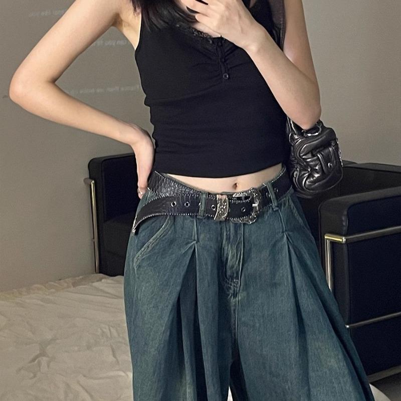 Imitation Crocodile Skin Pattern Belts for Woman European Style Classical Metal Buckle Apparel Accessories